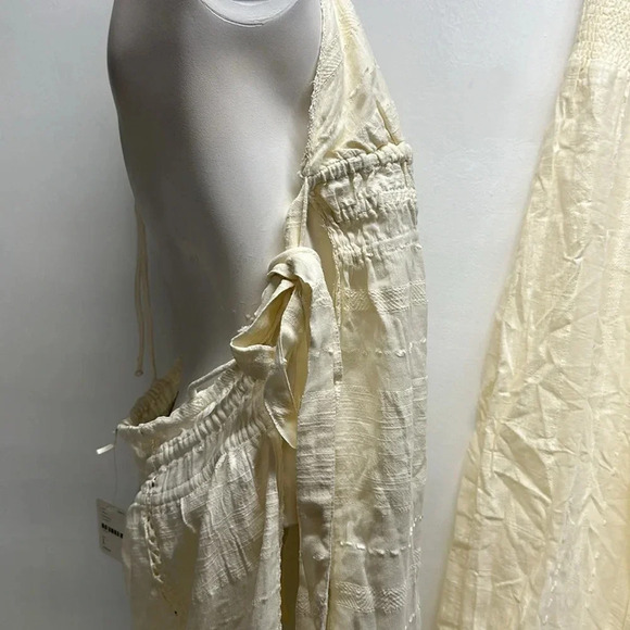 Free People Nikki Co-Ord 2 Piece Matching Set in Ivory Cotton New Size Large - Picture 4 of 10